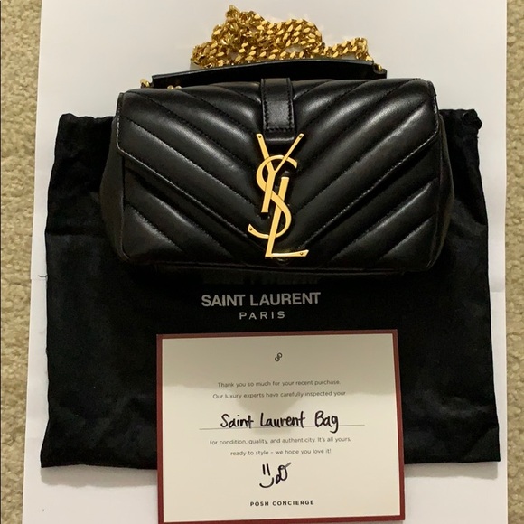 YSL SAINT LAURENT Matelasse Classic Chain Bag - Picture 5 of 8